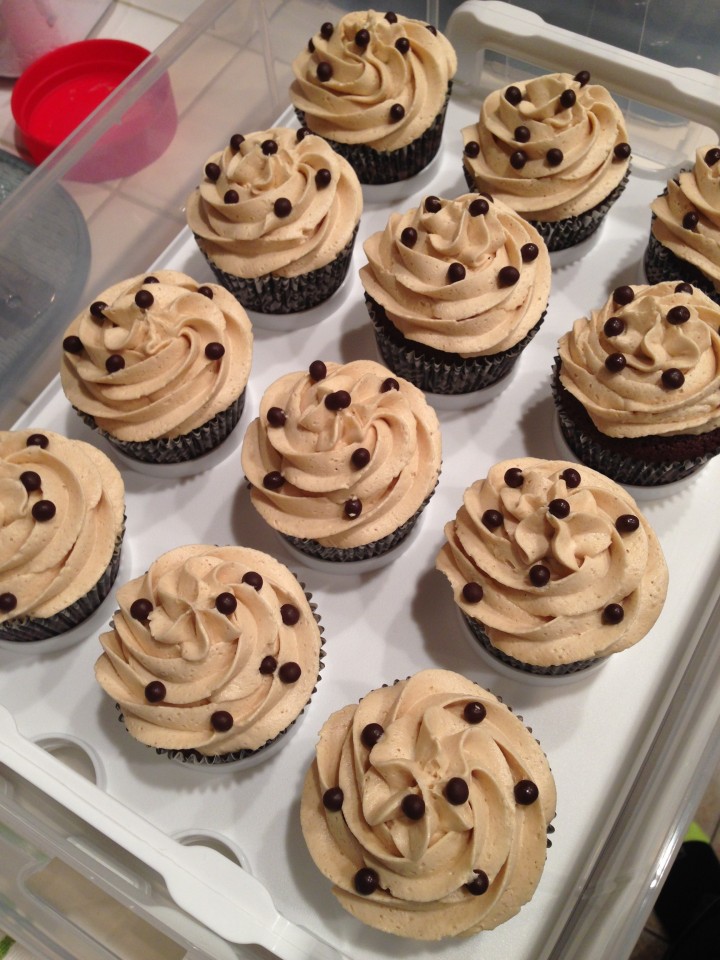 Chocolate Peanut Butter Cupcakes